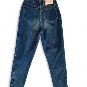 BONGO Women's High Rise Jeans - Dark Blue